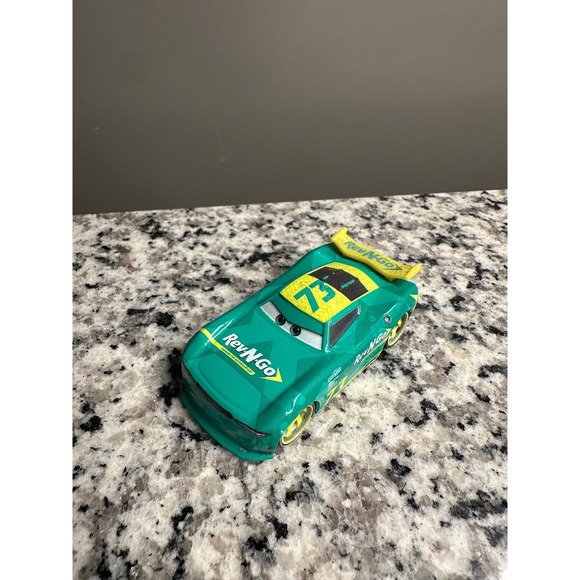 Disney Pixar Cars | Toys | Disney Pixar Cars Rev N Go 73 Green Yellow ...